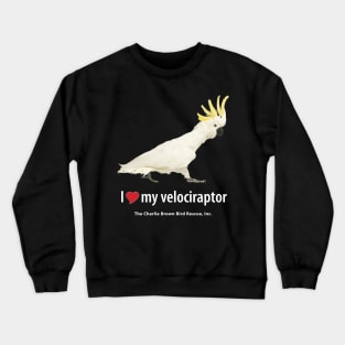 CB Cockatoo velociraptor Crewneck Sweatshirt